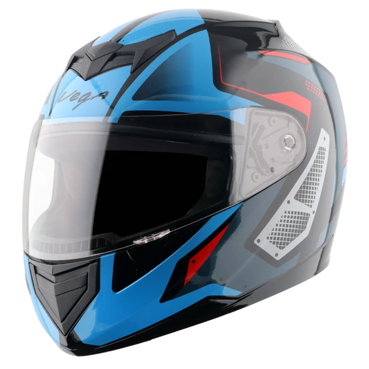 Vega Edge DX Passion Helmet - Black Blue