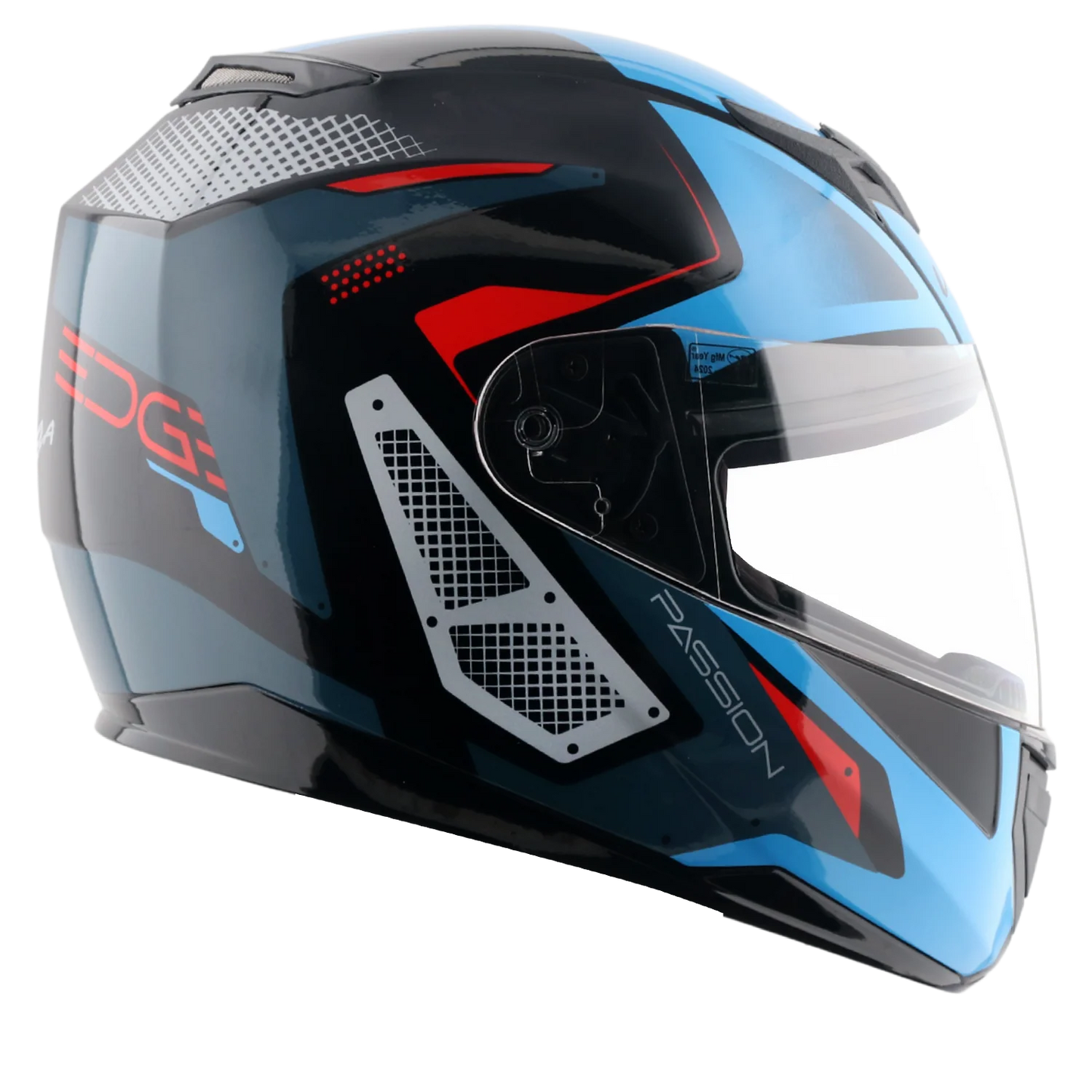 Vega Edge DX Passion Helmet - Black Blue