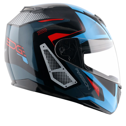 Vega Edge DX Passion Helmet - Black Blue