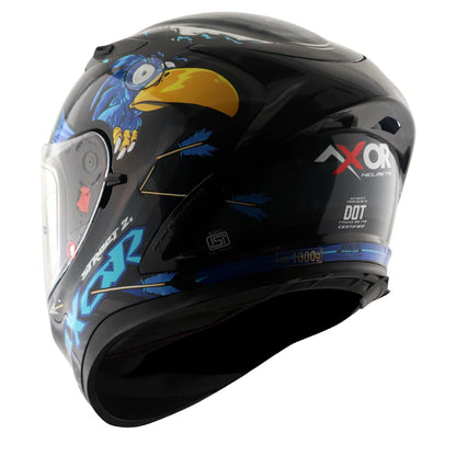 AXOR APEX STREET ZAZU HELMET - BLACK BLUE