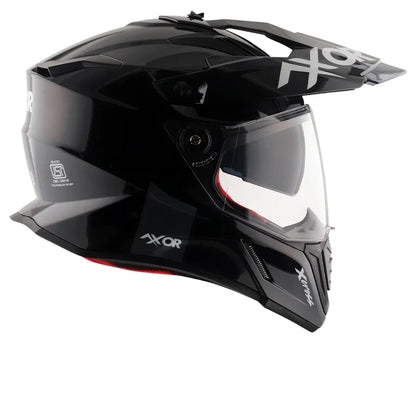 AXOR X-CROSS DUAL VISOR HELMET - BLACK