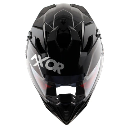 AXOR X-CROSS DUAL VISOR HELMET - BLACK