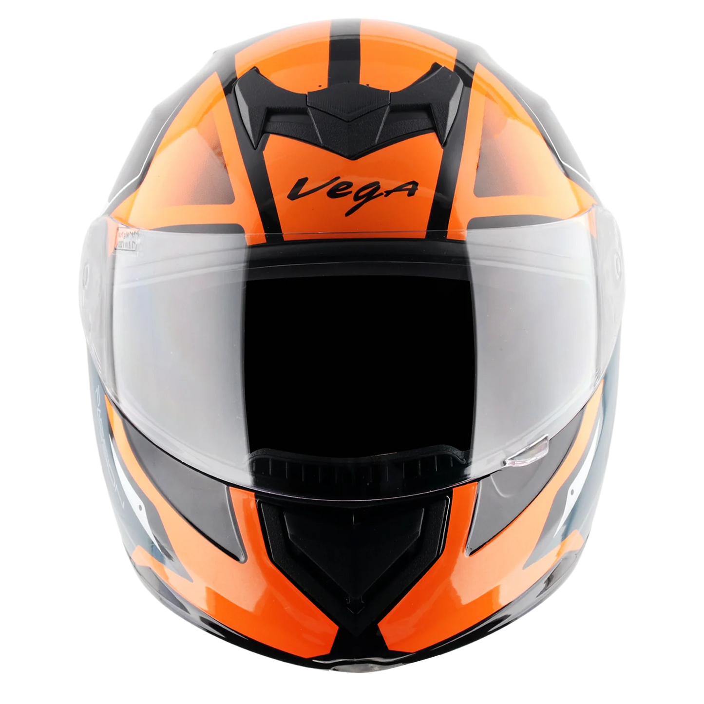 Vega Edge DX Passion Helmet - Black Orange