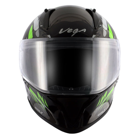 Vega Bolt Bunny Helmet - Black Green