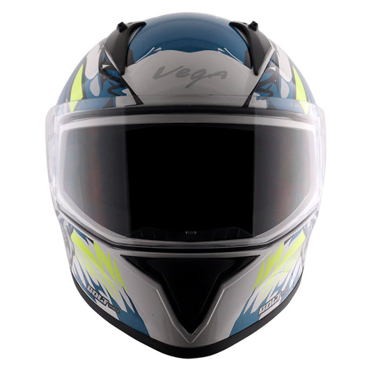 Vega Bolt Bunny Helmet - White Blue