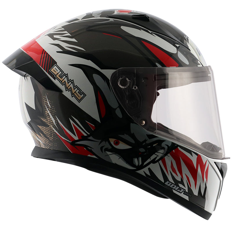 Vega Bolt Bunny Helmet - White Red