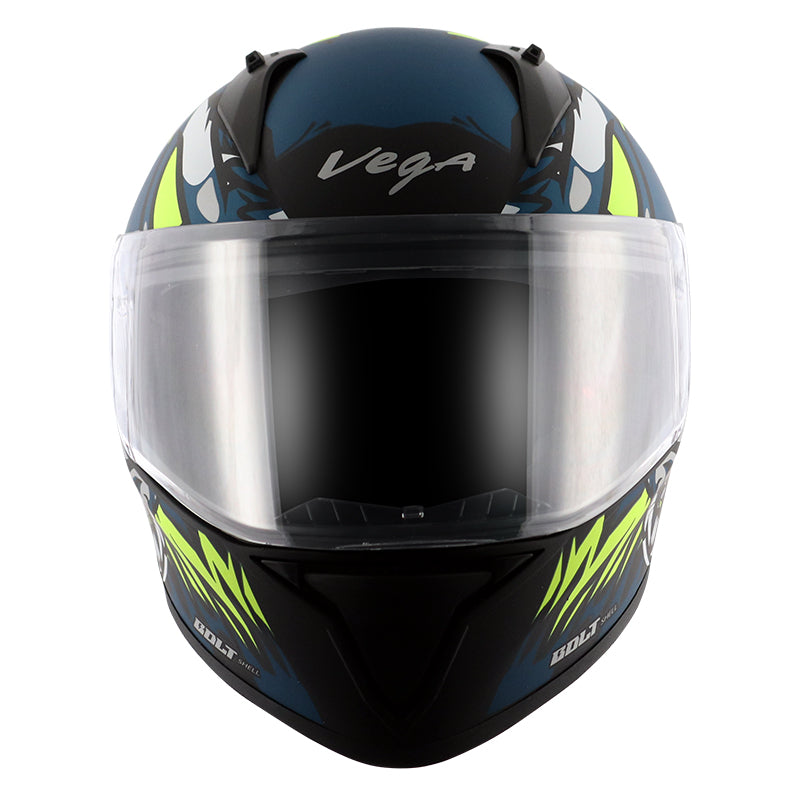 Vega Bolt Bunny Helmet - Dull Black Blue
