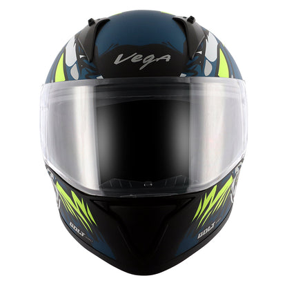 Vega Bolt Bunny Helmet - Dull Black Blue