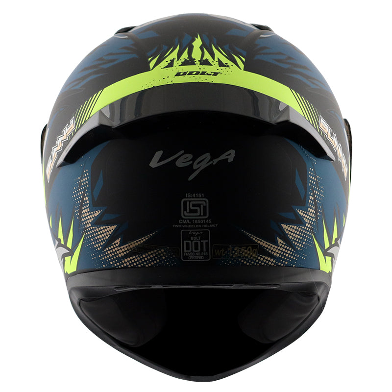 Vega Bolt Bunny Helmet - Dull Black Blue