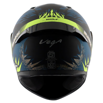 Vega Bolt Bunny Helmet - Dull Black Blue