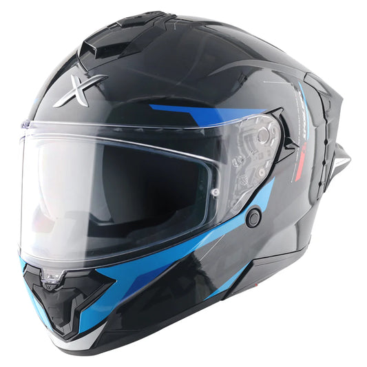 AXOR Brutale Krytic Dual Spoiler Helmet - BLACK BLUE