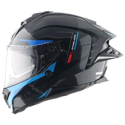 AXOR Brutale Krytic Dual Spoiler Helmet - BLACK BLUE