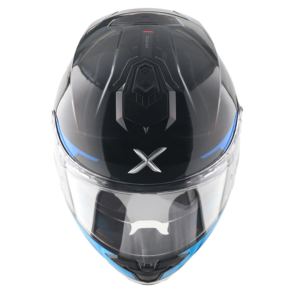 AXOR Brutale Krytic Dual Spoiler Helmet - BLACK BLUE