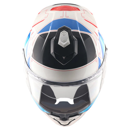 AXOR Brutale Ryden Dual Spoiler Helmet - WHITE RED