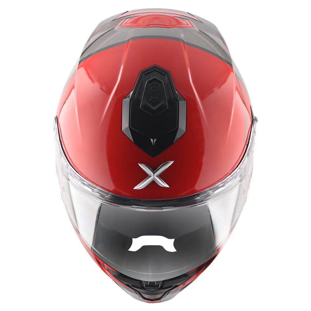 AXOR Brutale Surges Dual Spoiler Helmet - RED GREY