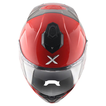 AXOR Brutale Surges Dual Spoiler Helmet - RED GREY