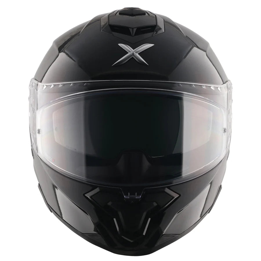 AXOR Brutale Solid Dual Spoiler Helmet - BLACK