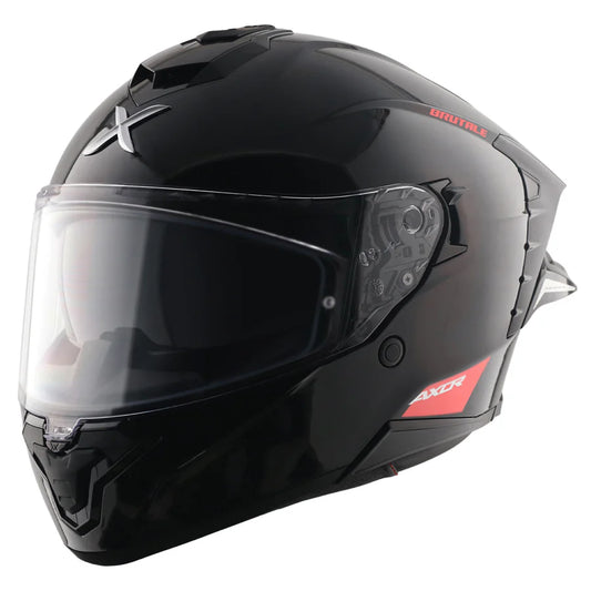 AXOR Brutale Solid Dual Spoiler Helmet - BLACK