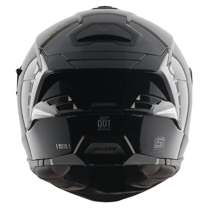 AXOR Brutale Solid Dual Spoiler Helmet - BLACK