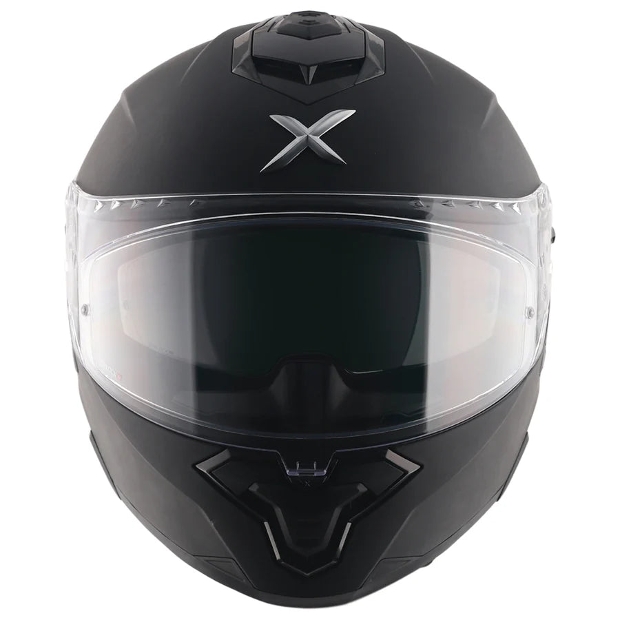 AXOR Brutale Solid Dual Spoiler Helmet - Dull Black