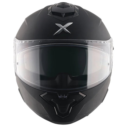AXOR Brutale Solid Dual Spoiler Helmet - Dull Black