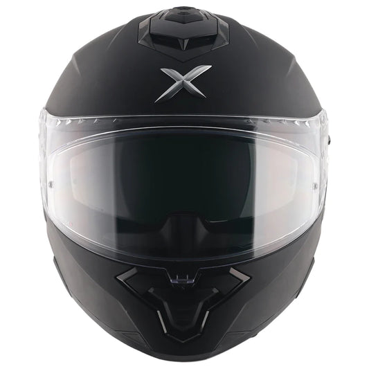 AXOR Brutale Solid Dual Spoiler Helmet - Dull Black