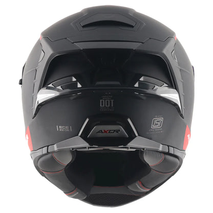 AXOR Brutale Solid Dual Spoiler Helmet - Dull Black