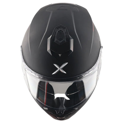 AXOR Brutale Solid Dual Spoiler Helmet - Dull Black
