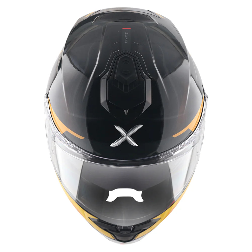 AXOR Brutale Krytic Dual Spoiler Helmet - BLACK YELLOW