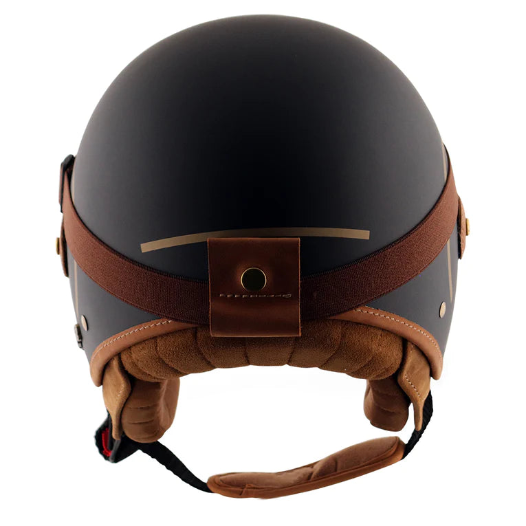 AXOR CHE HELMET WITH RUIN GOGGLE HELMET - DULL BLACK GOLD