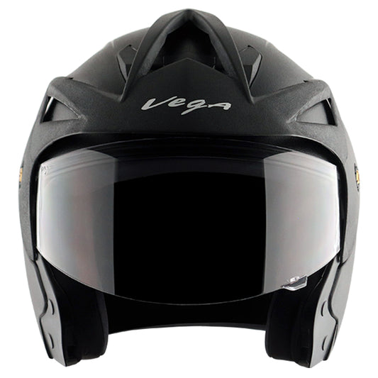 Vega Crux Open Face Helmet - Black