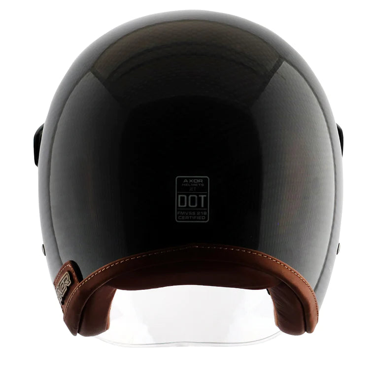 AXOR JET CARBON SMALL CHECKS HELMET WITH BUBBLE VISOR