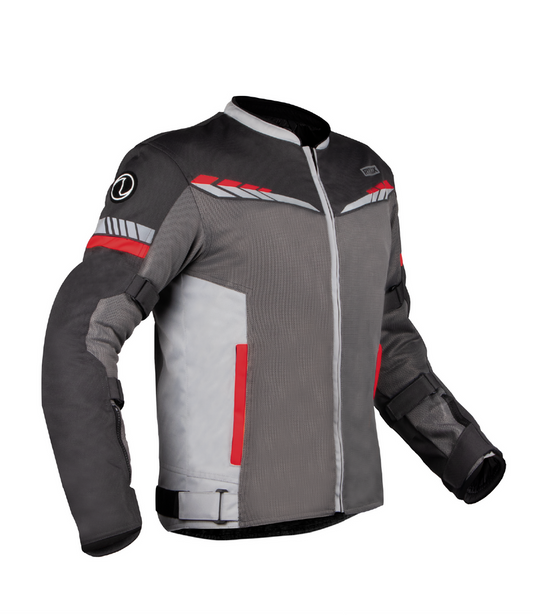 RYNOX AIR GT 4 JACKET - Grey Red