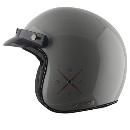 Axor Retro Jet Euro Globe Helmet - Cool Grey