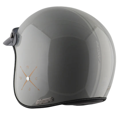 Axor Retro Jet Euro Globe Helmet - Cool Grey