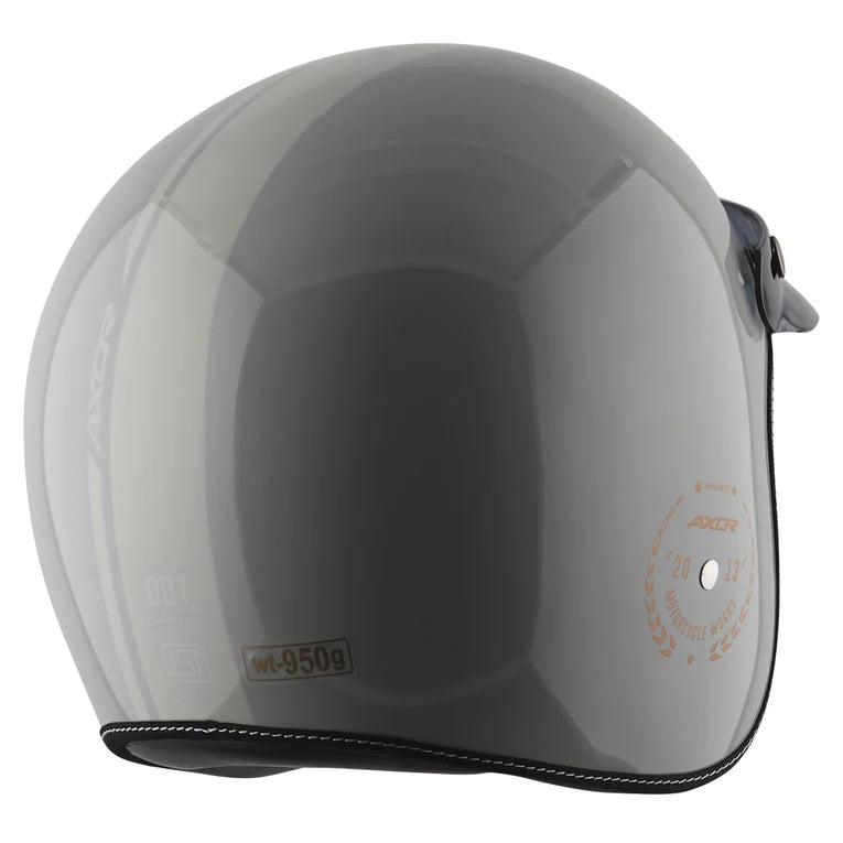 Axor Retro Jet Euro Globe Helmet - Cool Grey