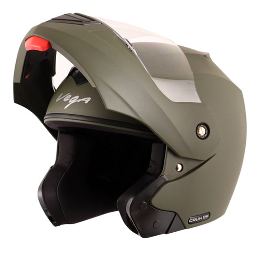 Vega Crux DX Helmet - Dull Battle Green