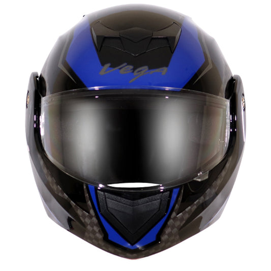 Vega Crux DX Checks Helmet - Black Blue