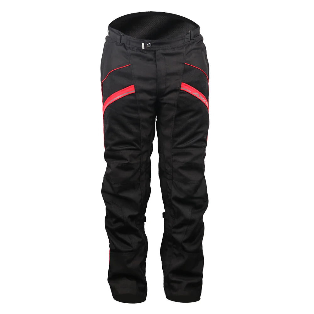 Black pants with red accents on a white background

motorizzr