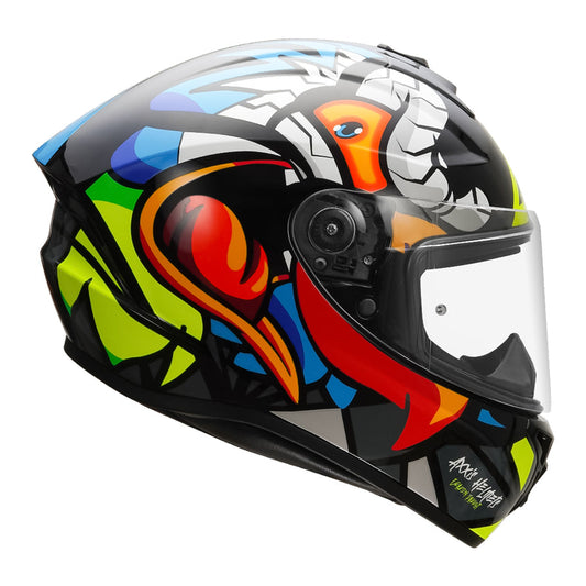 AXXIS DRAKEN S PARROT HELMET - BLACK