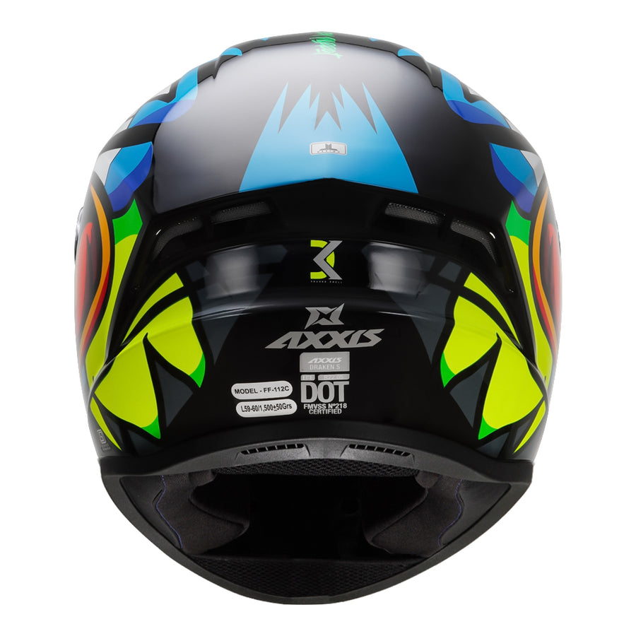 AXXIS DRAKEN S PARROT HELMET - BLACK