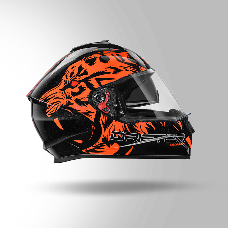 STUDDS DRIFTER D2 HELMET - GLOSS ORANGE