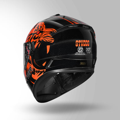 STUDDS DRIFTER D2 HELMET - GLOSS ORANGE