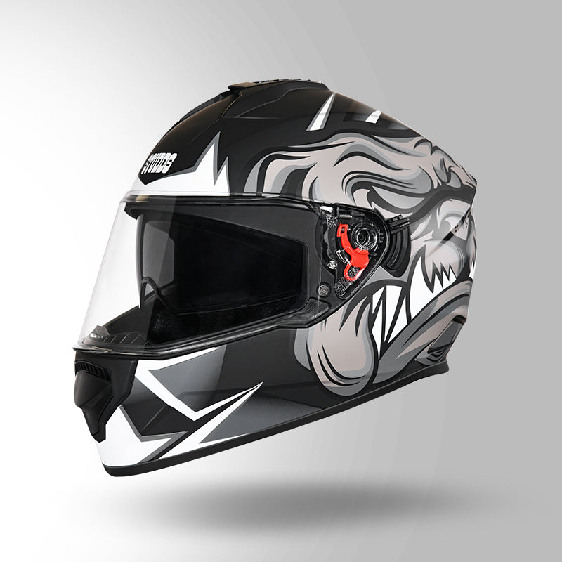 STUDDS DRIFTER D1 HELMET - MATT BLACK GREY