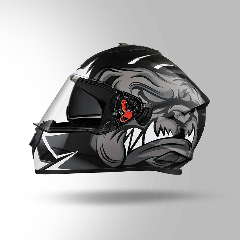 STUDDS DRIFTER D1 HELMET - MATT BLACK GREY