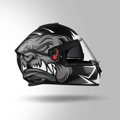 STUDDS DRIFTER D1 HELMET - MATT BLACK GREY