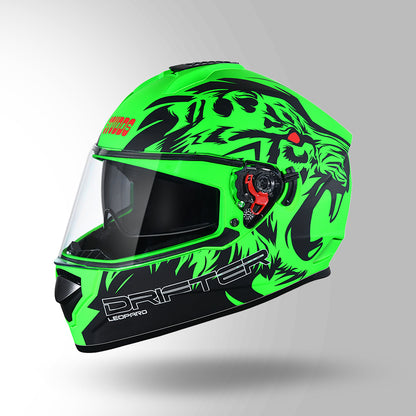 STUDDS DRIFTER D2 HELMET - MATT GREEN BLACK