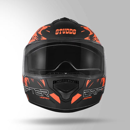 STUDDS DRIFTER D2 HELMET - MATT ORANGE