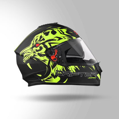 STUDDS DRIFTER D2 HELMET - MATT BLACK YELLOW