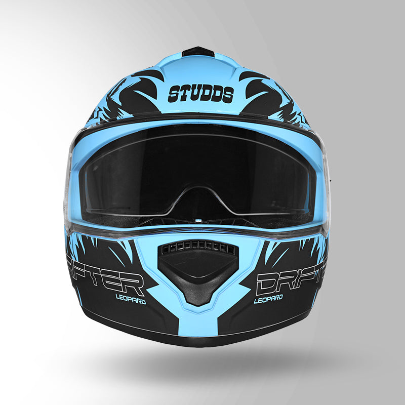 STUDDS DRIFTER D2 HELMET - MATT BLUE BLACK